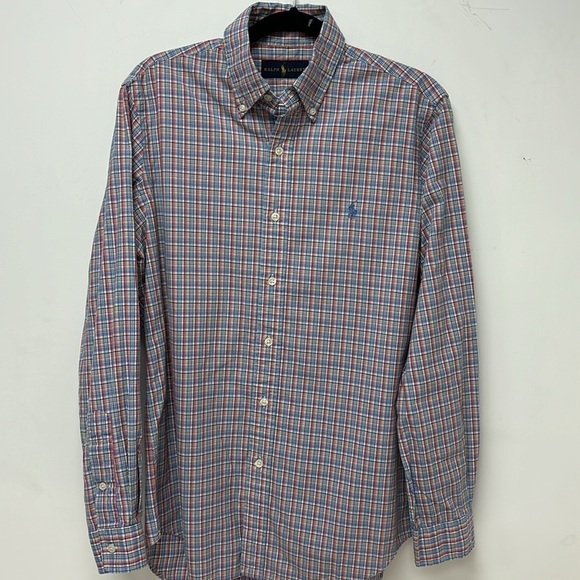 POLO RALPH LAUREN Men's Classic Fit Plaid Performance Long Sleeve Shirt size S/P - Picture 1 of 14